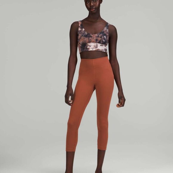 NWT Lululemon Align Bra A/B Cup, 6, Diamond Dye Seashell Smoky Topaz/Grey - Picture 3 of 9